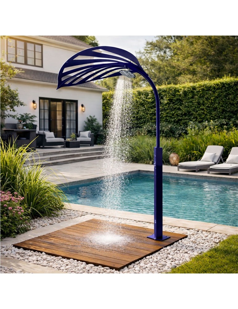 Sculpture métal - Lombrela Poussoir 1 feuille