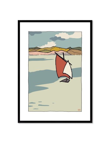 Bateau – Poster affiche – image encadrée