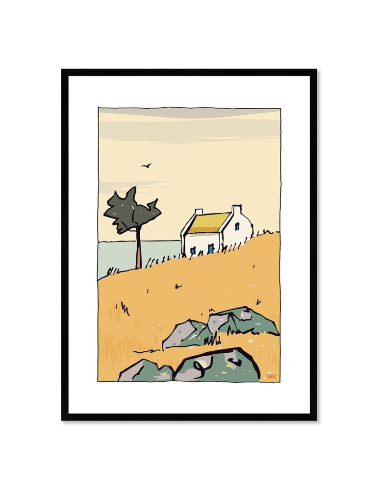 Maisonnette – Poster affiche – image encadrée