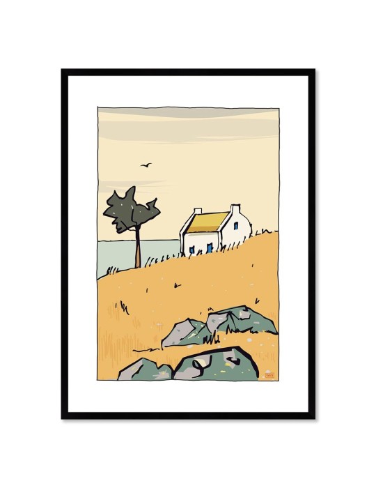 Maisonnette – Poster affiche – image encadrée