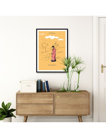 Vent d'bout – Poster affiche – image encadrée 2