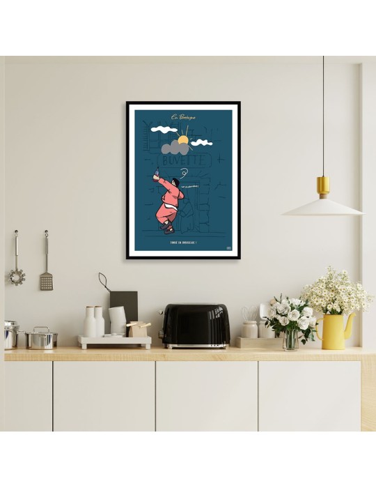 Buvette – Poster affiche – image encadrée