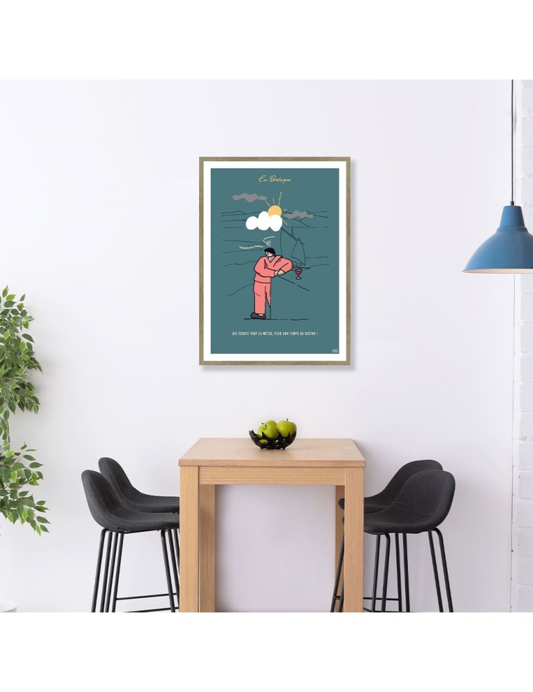 Météo – Poster affiche – image encadrée