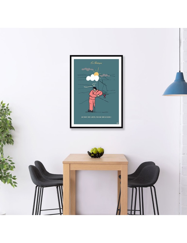 Météo – Poster affiche – image encadrée