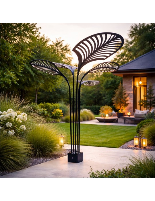 Sculpture métal avec LED - Lombrela Simple