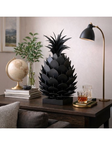 Sculpture métal avec LED - Ananas 2