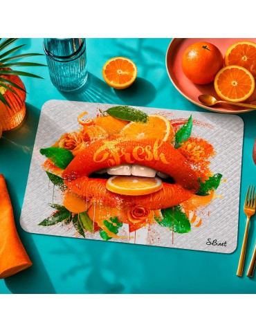 Set de table - 21.207 Bouche Orange 2