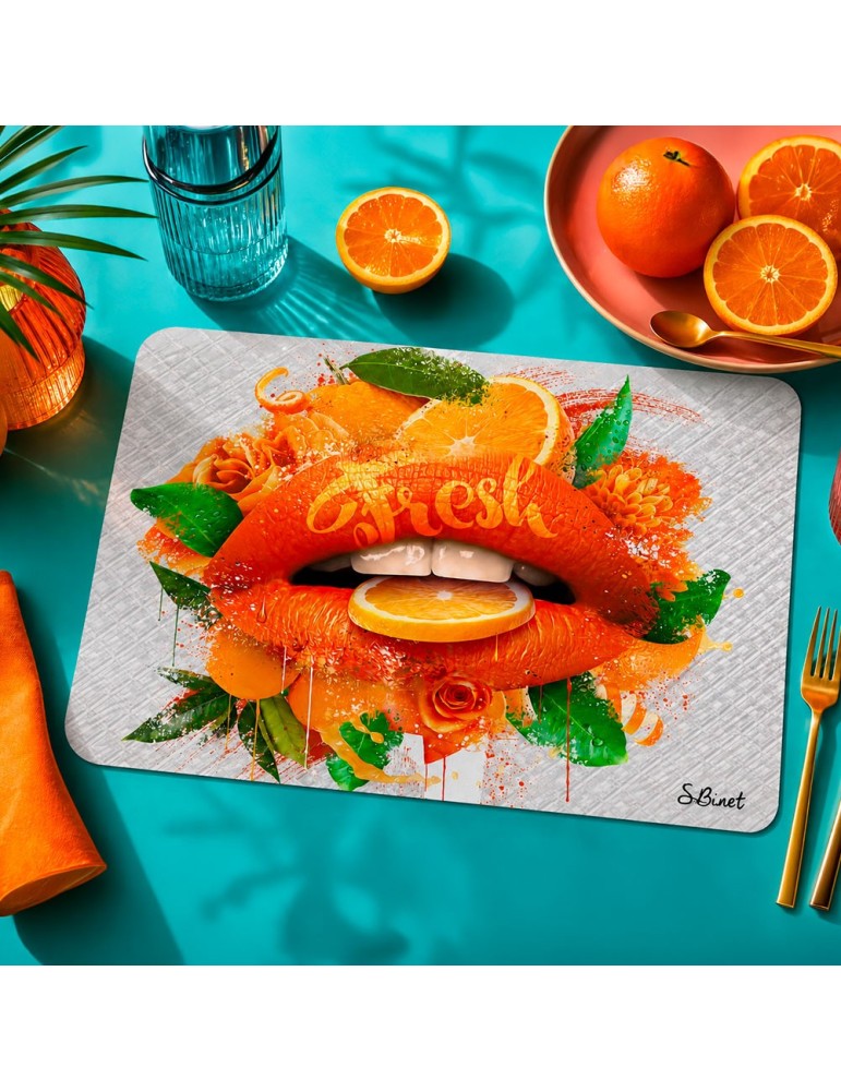 Set de table - 21.207 Bouche Orange