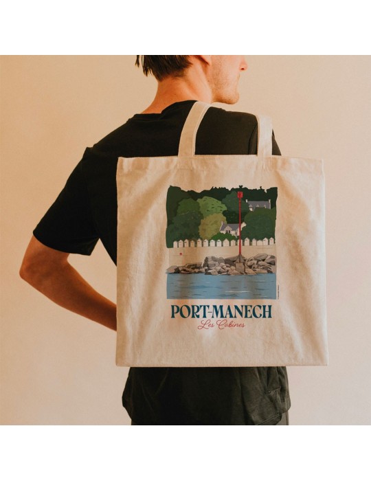 Port-Manech Les Cabines - Tote Bag