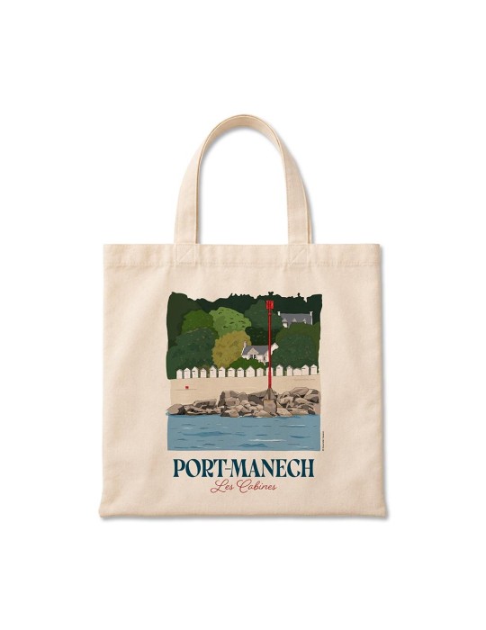 Port-Manech Les Cabines - Tote Bag