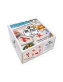 Lot de 6 sous-verres - Orya - collection Rouge Atlantique