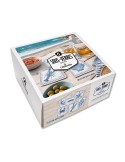 Lot de 6 sous-verres - Orya - collection Souffle marin