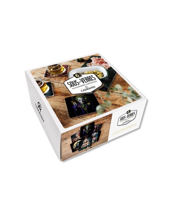 Lot de 6 sous-verres - Granger - collection Crazy World