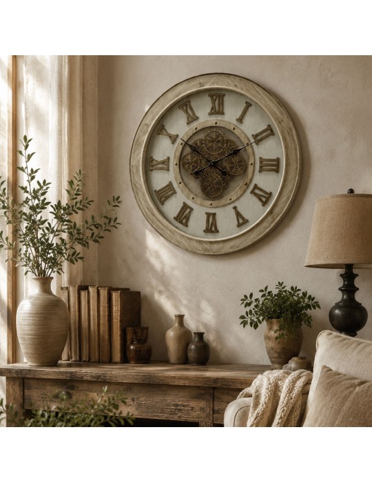 Horloge à engrenages - 08.102 -Ø 80 cm