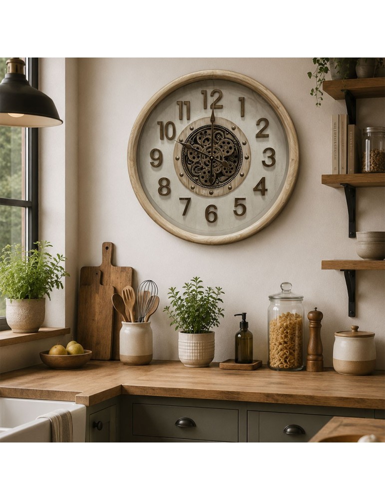 Horloge à engrenages - 08.104 -Ø 60 cm