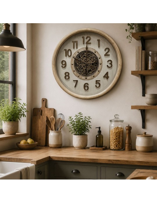 Horloge à engrenages - 08.104 -Ø 60 cm