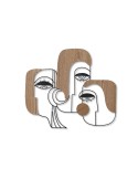 Sculpture métal et bois - 06.570