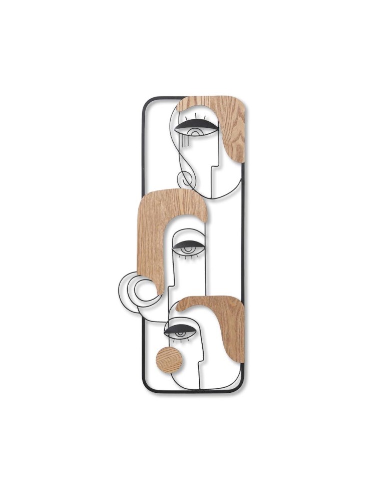 Sculpture métal et bois - 06.571