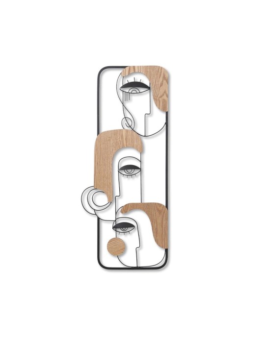 Sculpture métal et bois - 06.571