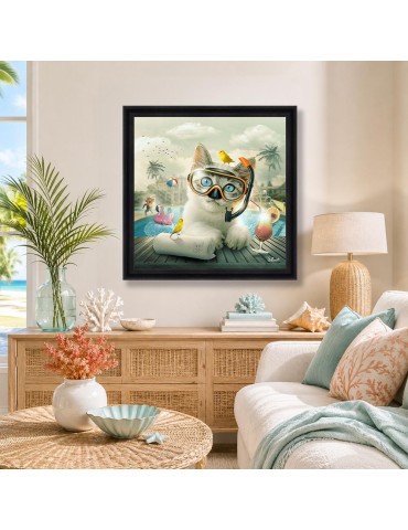 Chat piscine - Sylvain Binet 2
