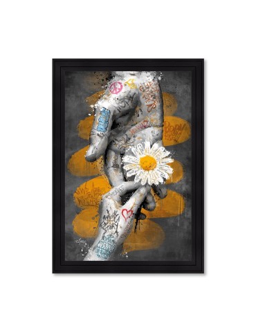Les mains et la fleur - Romaric