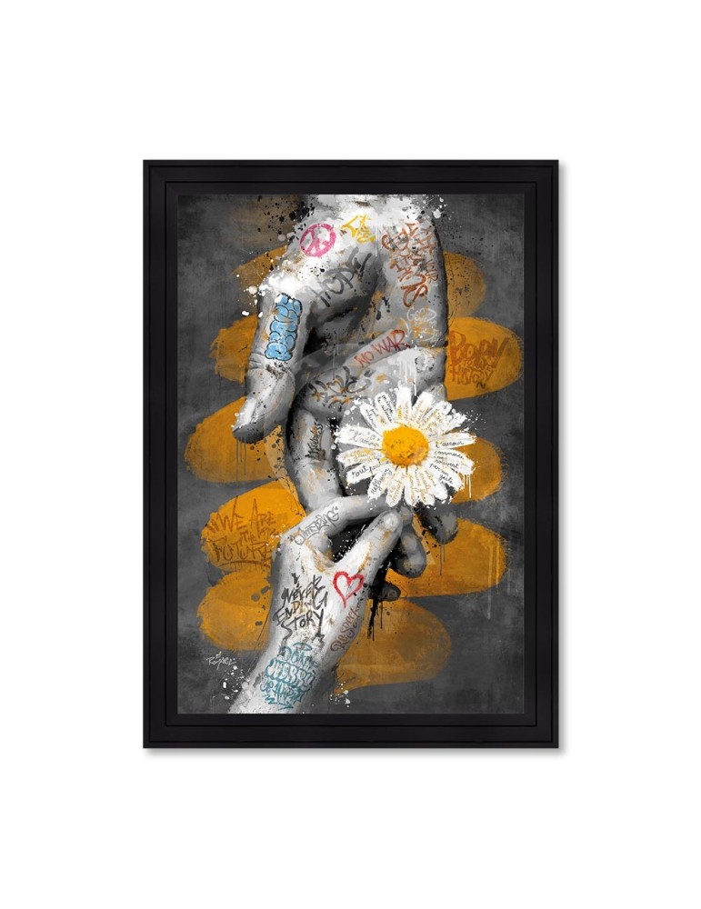 Les mains et la fleur - Romaric