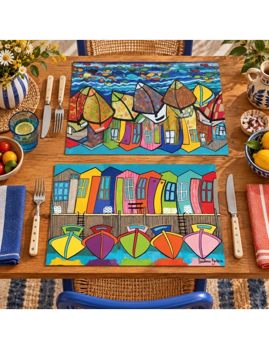 Set de table Douceur turquoise - 21.356