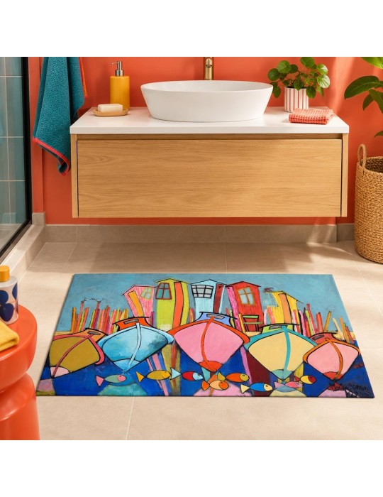 Tapis Adventy Relooké Pastel – Martine Gonnin