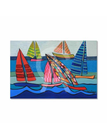 Tapis Voiles au vent – Martine Gonnin