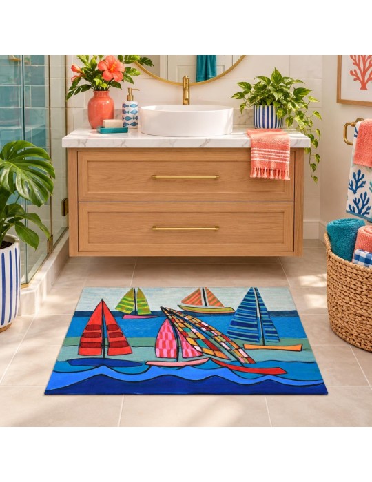 Tapis Voiles au vent – Martine Gonnin