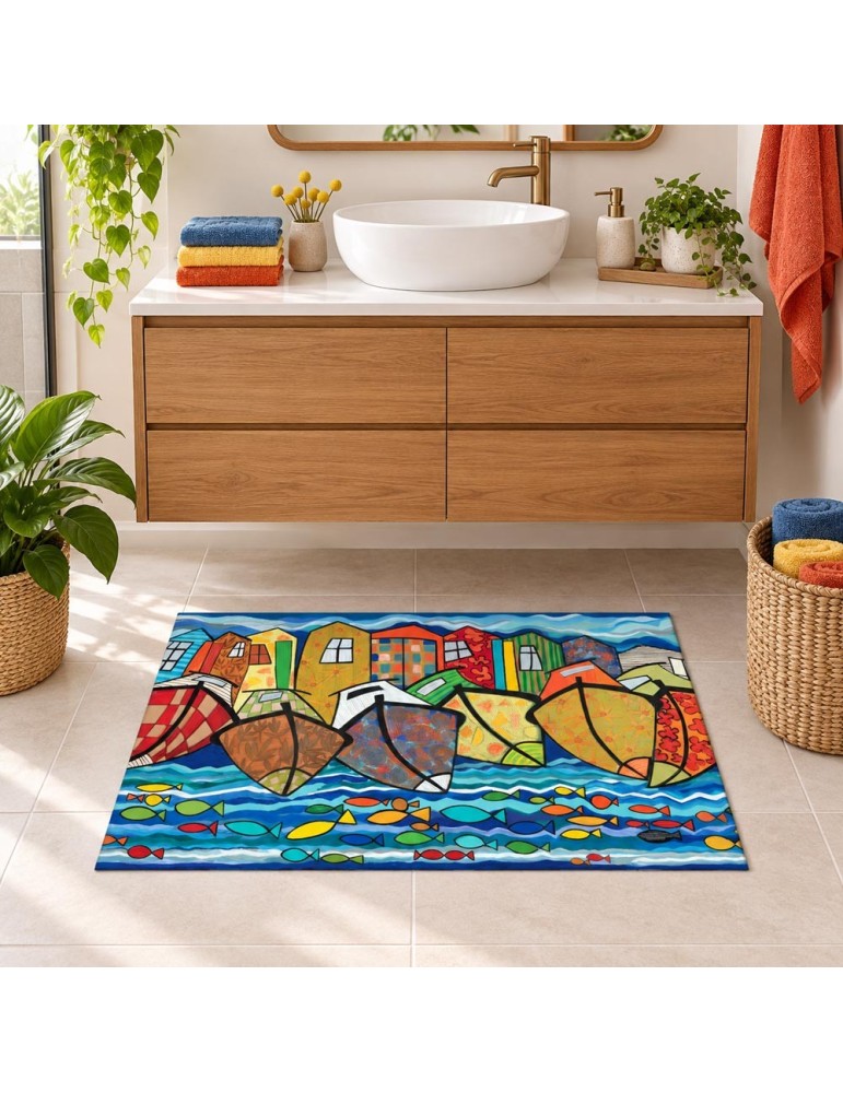 Tapis Pinasse Seventies 70' – Martine Gonnin