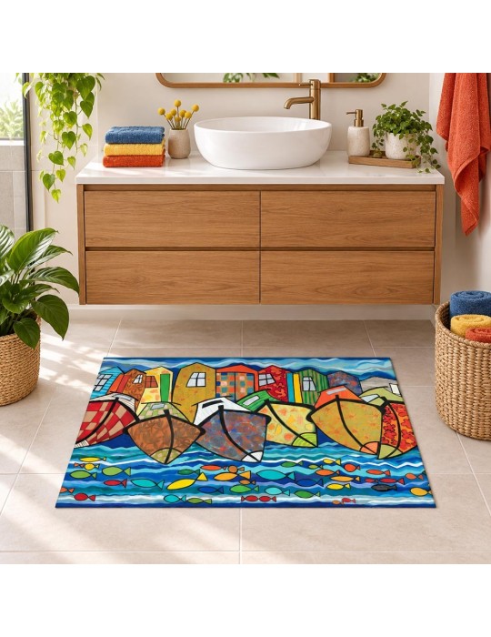 Tapis Pinasse Seventies 70' – Martine Gonnin