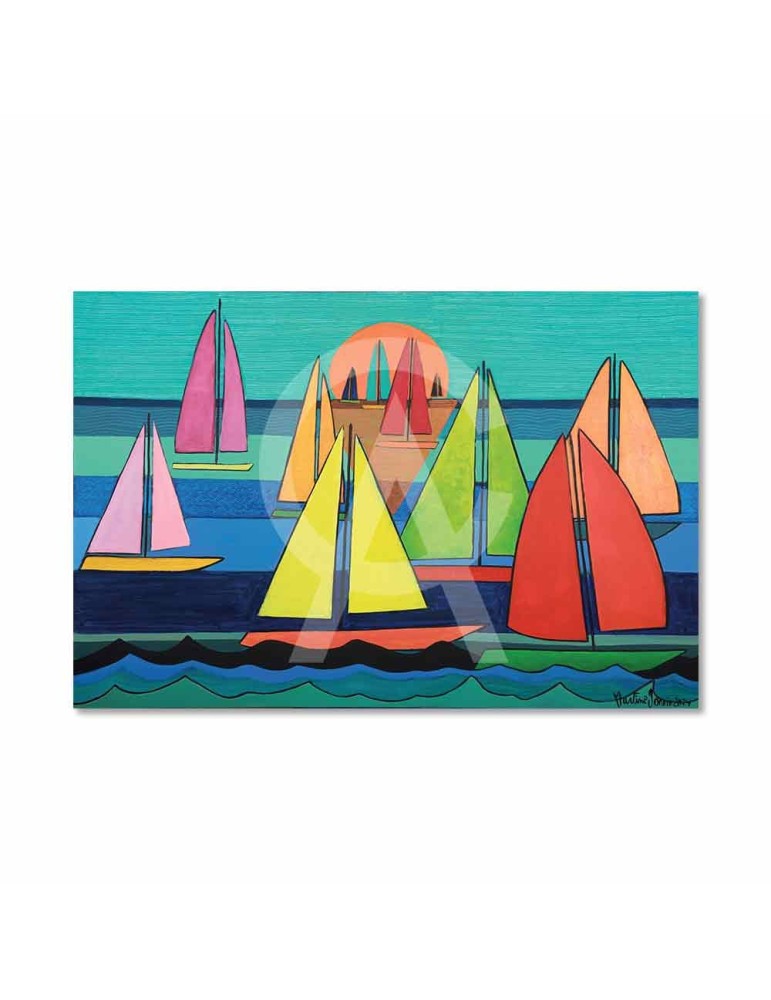 Tapis Voiles au Couchant – Martine Gonnin