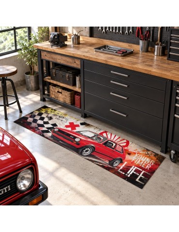 Tapis Art Red Youngtimer – Rubix 2