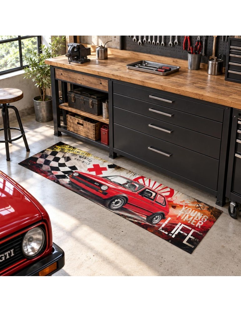 Tapis Art Red Youngtimer – Rubix