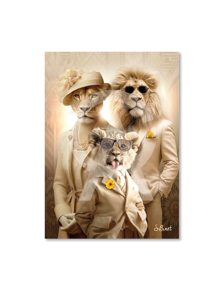 Portraits Lions