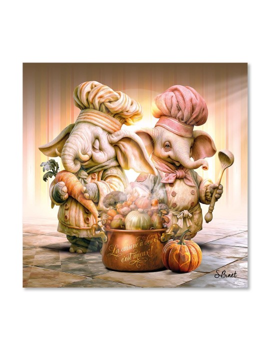 Eléphants cuisiniers