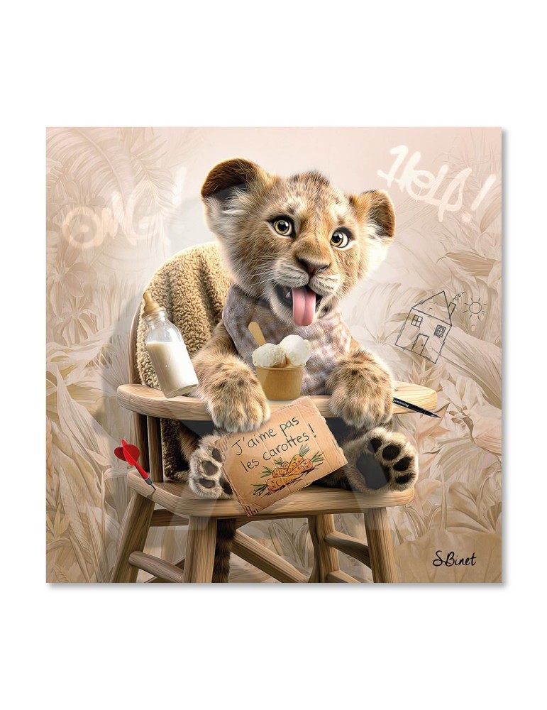Lion chaise de bébé