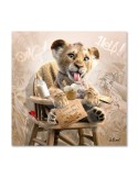 Lion chaise de bébé