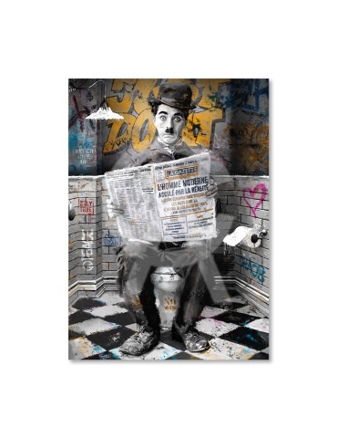 Charlie Chaplin aux WC