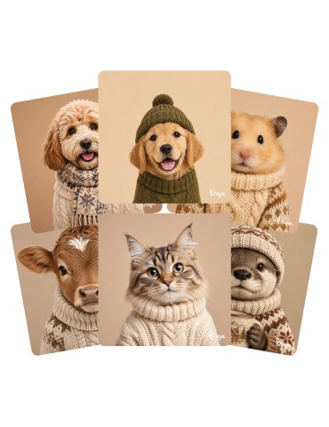 Lot de 6 sous-verres - Orya - collection Maille