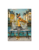 La violoniste sur le banc