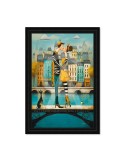 Le bisou sur la passerelle - Romaric