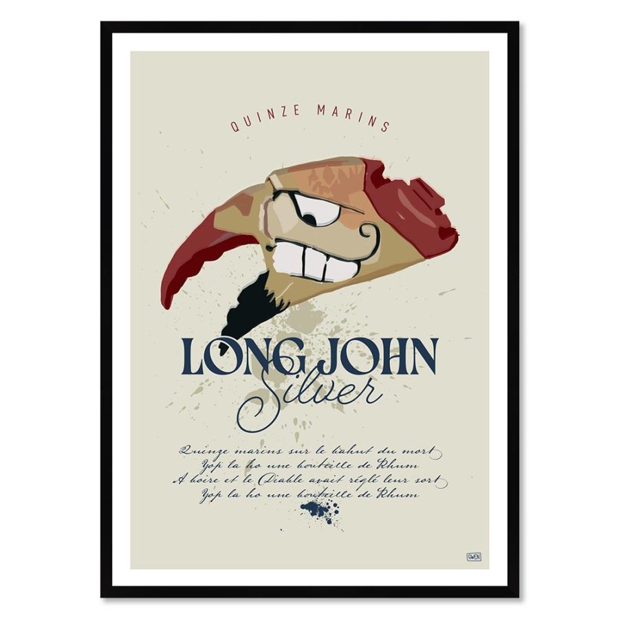 Long-John – Poster affiche – image encadrée